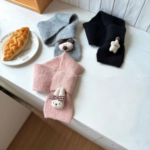 🧣 KHĂN LEN MÙA ĐÔNG CHO BÉ GẮN THÚ DỄ THƯƠNG – CHẤT LEN MỀM MỊN, GIỮ ẤM CỔ HIỆU QUẢ