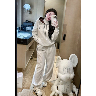 •𝙆𝙞𝙣𝙜𝙨𝙝𝙤𝙥𝙗𝙚𝙖𝙪𝙩𝙮•Set Nỉ Mũ Thêu Gấu Ngực QC