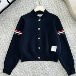 Áo Khoác Cadigan, Áo Nỉ Cardigan nữ  Cổ Tròn Tay Kẻ Dễ Thương Phong Cách  Hàn Quốc Nhẹ Nhàng Chất vải nỉ hai da mềm mịn