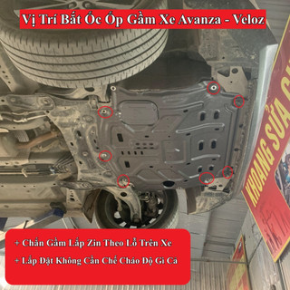 Chắn Bùn Gầm Toyota Veloz Ốp Gầm Bảo Vệ Đông Cơ Xe Veloz Lắp Chuẩn Form