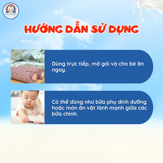 Bánh Cuộn Nhân Kem Mềm Xốp Cho Bé Từ 7 Tháng Mămmy Giàu Dinh Dưỡng Dễ Tan Béo Ngậy Hộp 10 Chiếc
