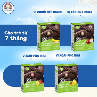Bánh Cuộn Nhân Kem Mềm Xốp Cho Bé Từ 7 Tháng Mămmy Giàu Dinh Dưỡng Dễ Tan Béo Ngậy Hộp 10 Chiếc