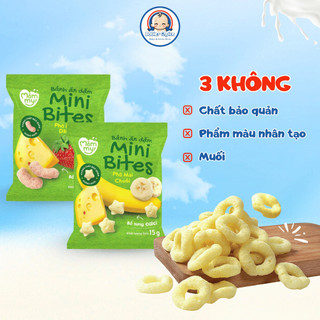 Bánh Ăn Dặm Cho Trẻ Từ 6 Tháng Mămmy Minibites Mềm Xốp Giảu Dinh Dưỡng Giúp Bé Tập Cầm Nắm 15g