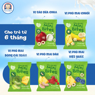 Bánh Ăn Dặm Cho Trẻ Từ 6 Tháng Mămmy Minibites Mềm Xốp Giảu Dinh Dưỡng Giúp Bé Tập Cầm Nắm 15g