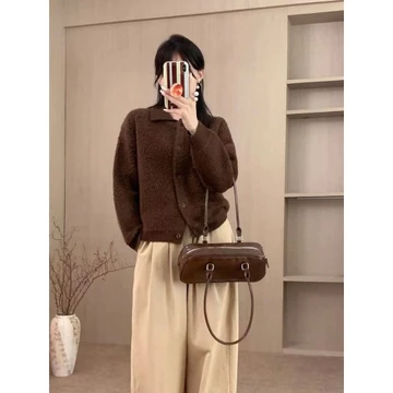 áo cardigan lông cừu cao cấp,cardigan dày dặn nữ tính, áo khoác len Hàn Quốc nữ.