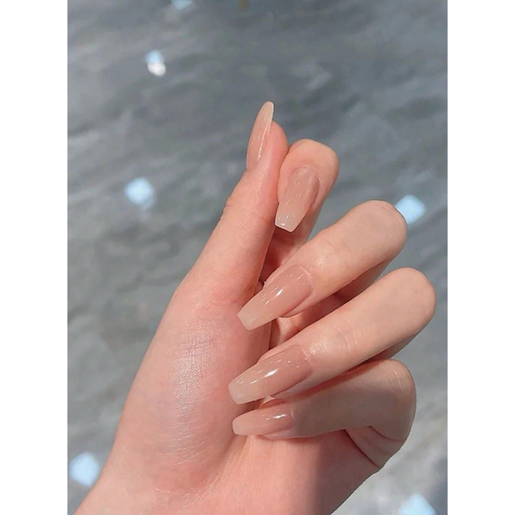 ( hoả tốc) NAIL BOX THẠCH TRƠN NUDE HỒNG TÔN DA