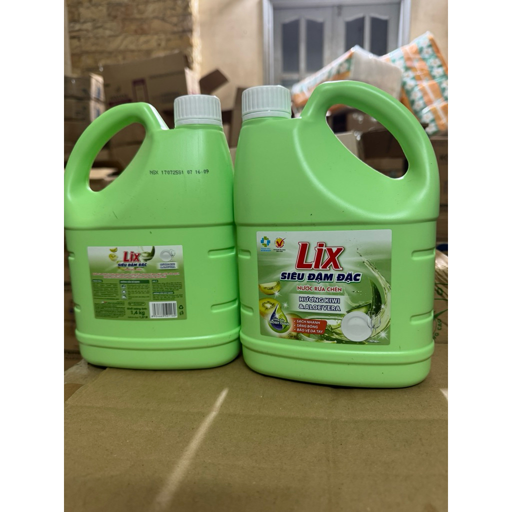 (1.4kg )Nước rửa chén Lix siêu sạch 1.4kg