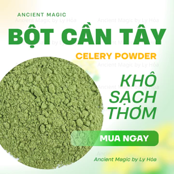 100g BỘT CẦN TÂY (Celery Powder) thơm sạch, hàng mới loại 1 | Ancient Magic by ly Hỏa