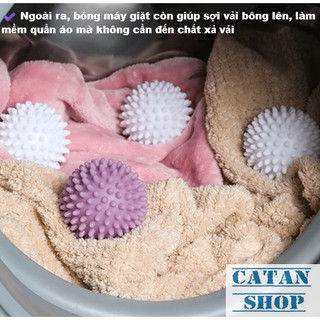 Bóng Cao Su Giặt Quần Áo Phiên Bản Nâng Cấp Cỡ Lớn Giảm Nhăn Quần Áo Hỗ Trợ Làm Sạch Tái Sử Dụng
