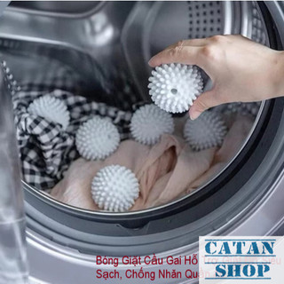 Bóng Cao Su Giặt Quần Áo Phiên Bản Nâng Cấp Cỡ Lớn Giảm Nhăn Quần Áo Hỗ Trợ Làm Sạch Tái Sử Dụng