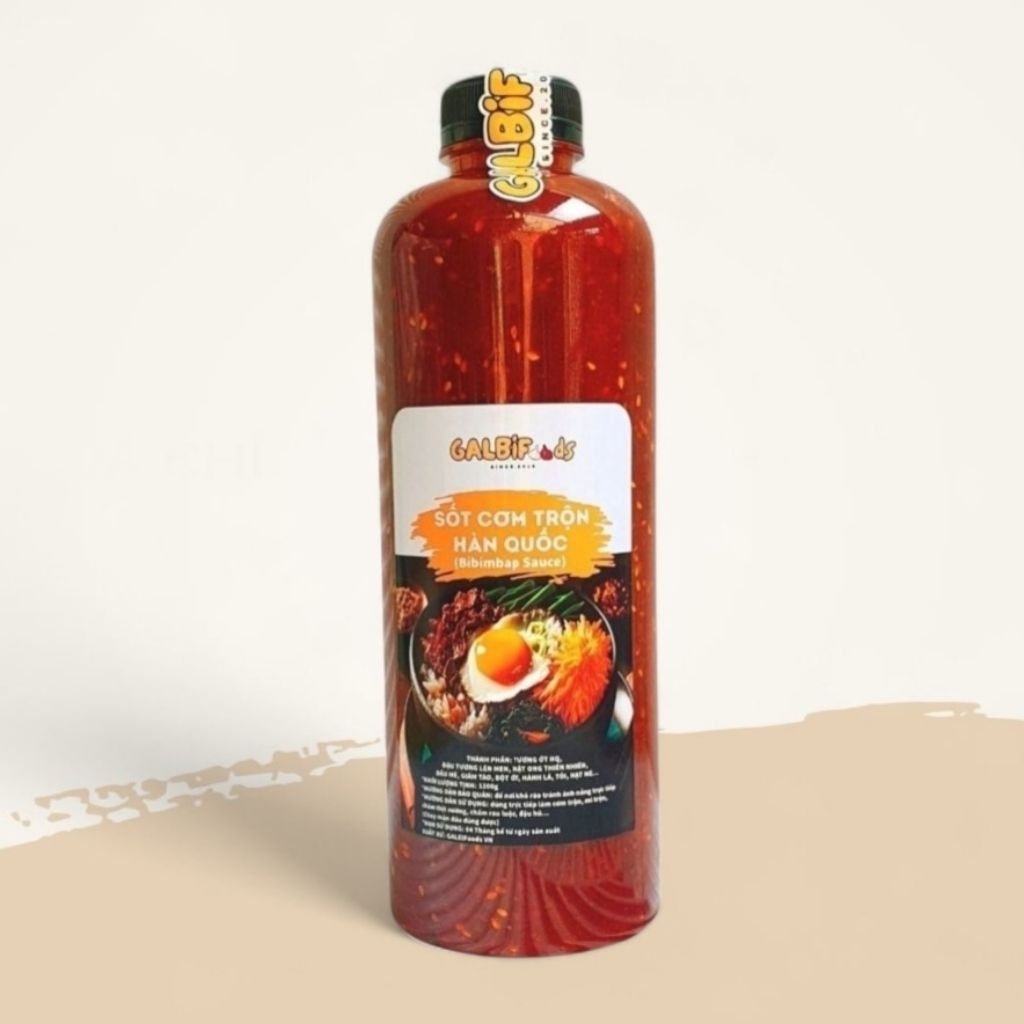 Sốt Cơm Trộn Hàn Quốc 1200g Nhà Galbi- Tiện lợi cho việc trộn cơm, trộn mì, đặc biệt chấm thịt nướng Hàn Quốc.