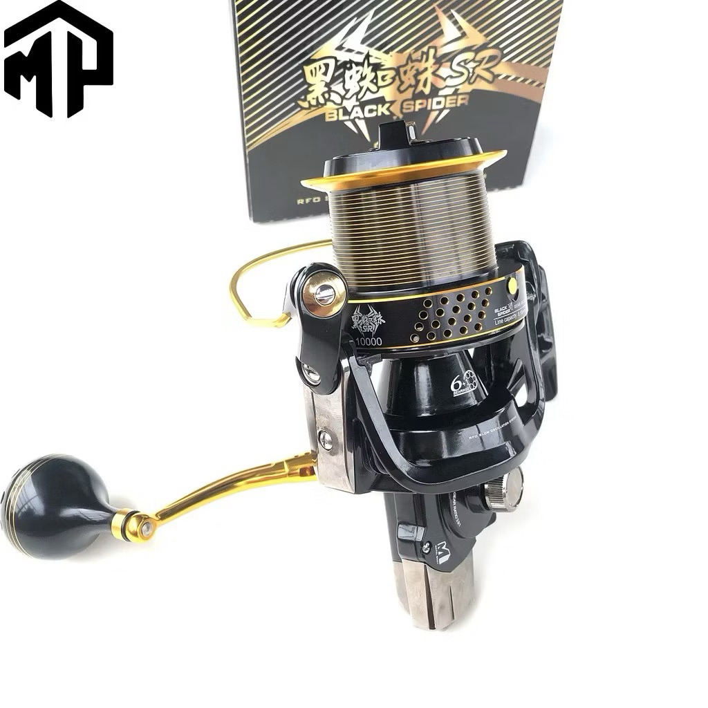 Máy câu chính hãng GW 12000 hàng loại 1 cối nông Black Spider chất lượng máy quay rất êm và mượt