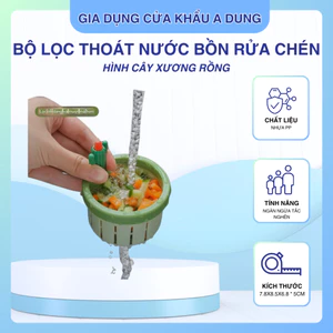 Bộ Lọc Thoát Nước Bồn Rửa Chén Hình Cây Xương Rồng ,Thu Gom Rác Thải Ở Bồn Rửa Chén Chống Tắc Nghẽn