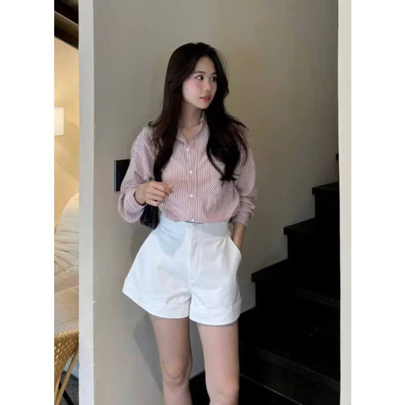 𝗔𝗿𝗶𝘀  - Quần sort Kaki cứng