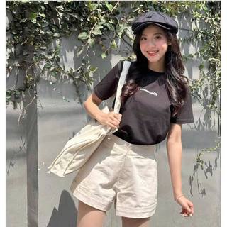 𝗔𝗿𝗶𝘀 - |LY LINEN| - Quần sort Kaki cứng