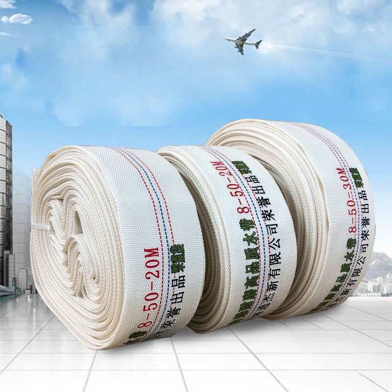 Ống vải dù PCCC 80 mm 100mm bản rộng – Vải dù thép lõi, bền chắc, chống rò rỉ, tiết kiệm chi phí bảo trì