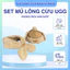 Set Mũ Lông Cừu UGG Kèm Khăn Cho Bé Giữ Ấm Mùa Đông Dễ Thương Phong Cách Hàn Quốc