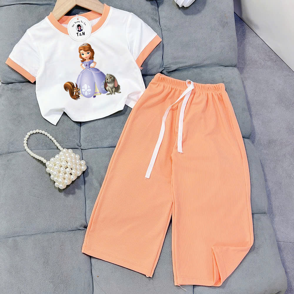 [8-40Kg] Đồ bộ bé gái HOT TREND chất vải dày mịn thoáng mát được các bé yêu thích BGP235