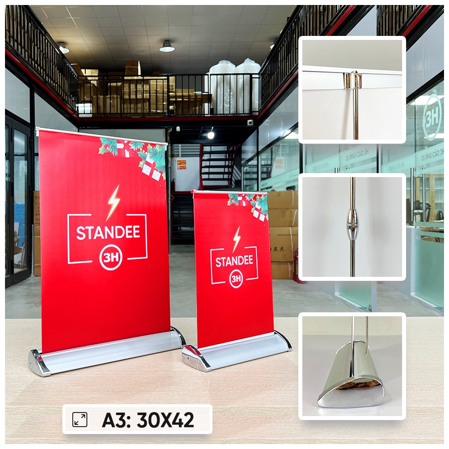 Standee Cuốn Để Bàn | Standee Cuốn Mini | Standee Cuốn Để Bàn A4 ...