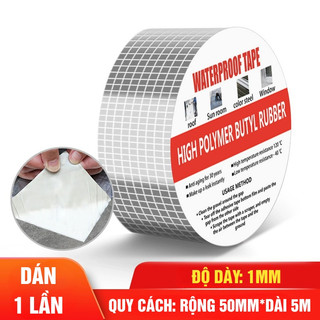 Băng dán keo dán tường chống thấm nước, siêu dính chắc chắn, chống dột, chịu nhiệt cao, ứng dụng linh hoạt