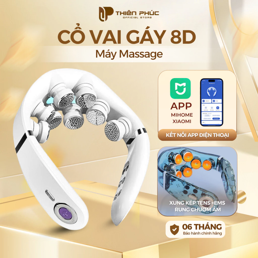 Máy massage cổ 8D
