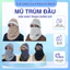 Mũ Trùm Đầu Mùa Đông Kèm Khẩu Trang Chống Gió Nỉ Lông Giữ Ấm Kiểu Dây Rút Ấm Áp Mũ Đi Xe Máy Giữ Ấm