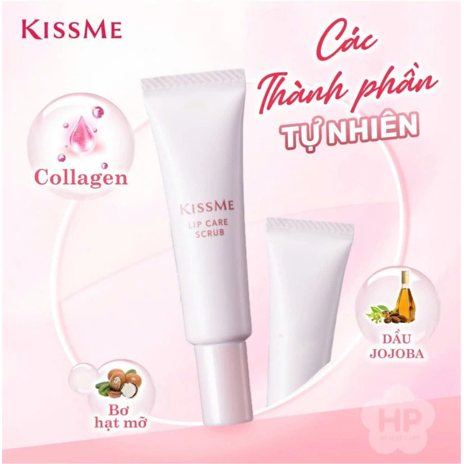 Kem Tẩy Tế Bào Chết Vùng Da Môi Kissme Puchi Mochi Lip Scrub Dưỡng Môi Mềm Mịn 10g