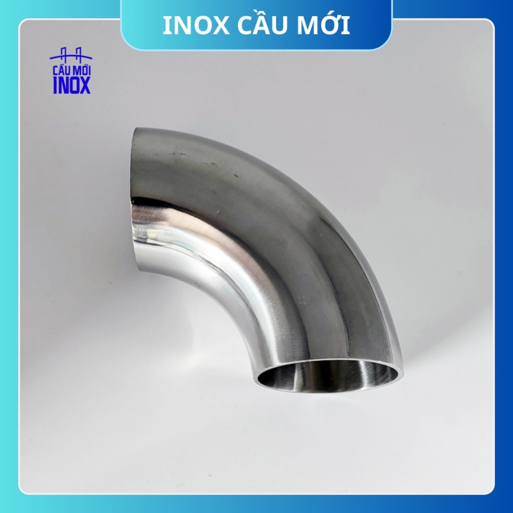 Cút inox 304 dày 1.2mm/1.5mm - Co inox 90 độ phi 50mm/60mm/76mm/89mm hàng loại 1 chất lượng cao