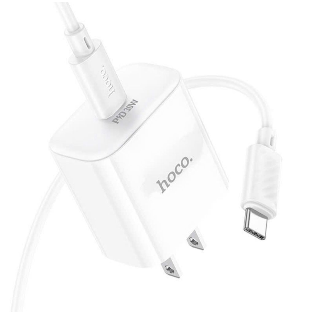 Bộ sạc nhanh 30W Hoco C76 Pro type-c to type-c. bao gồm 1 củ + 1 cáp sạc nhanh 30w