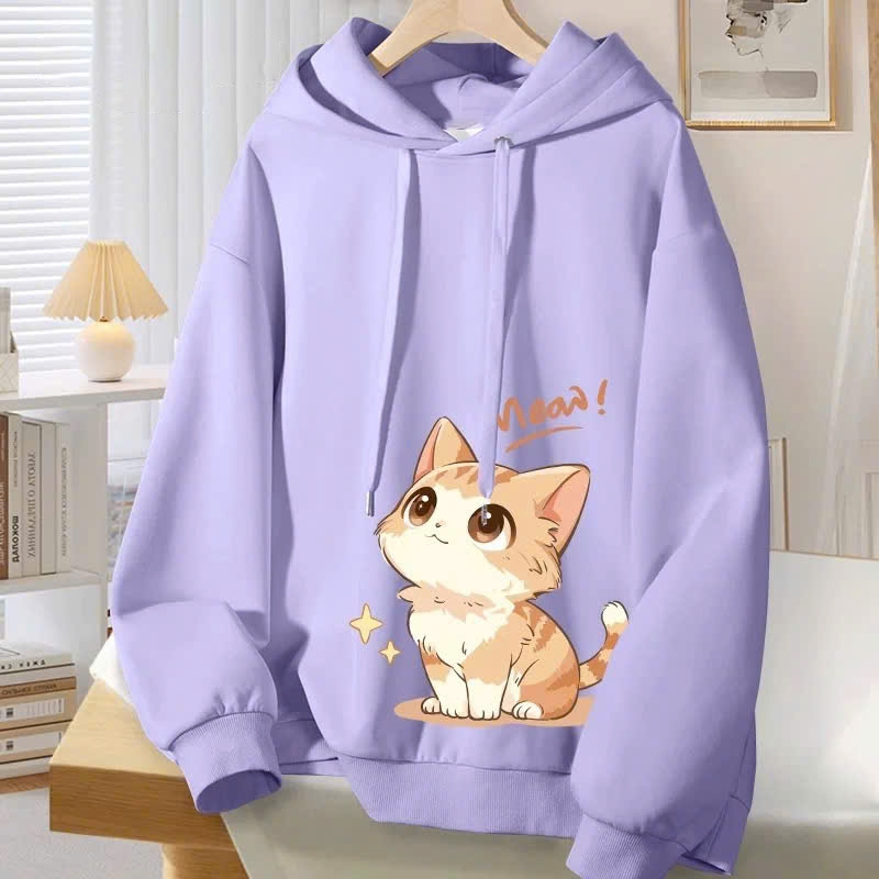 Áo mũ hình mèo cho bé gái size đại BEESHOP D25088