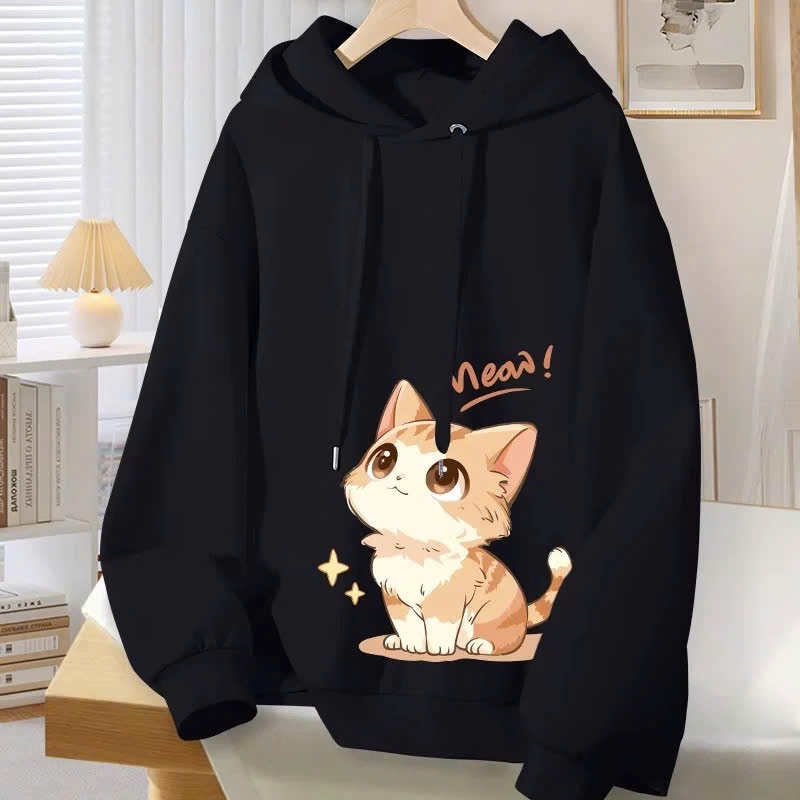 Áo mũ hình mèo cho bé gái size đại BEESHOP D25088