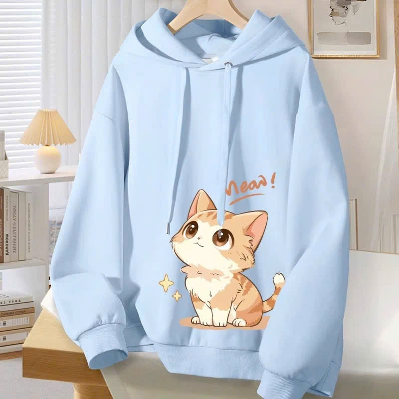 Áo mũ hình mèo cho bé gái size đại BEESHOP D25088