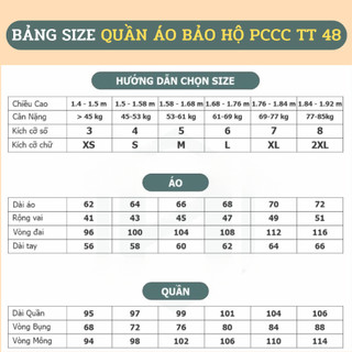 Bộ 5 Món Trang Phục PCCC TT48 Gồm Quần Áo, Nón, Găng Tay, Khẩu Trang, Ủng-Bảo Vệ Toàn Diện