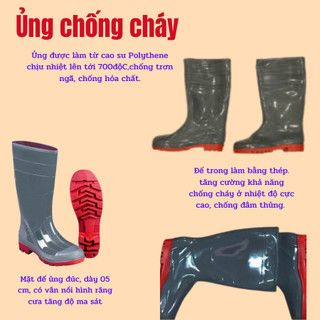 Bộ 5 Món Trang Phục PCCC TT48 Gồm Quần Áo, Nón, Găng Tay, Khẩu Trang, Ủng-Bảo Vệ Toàn Diện
