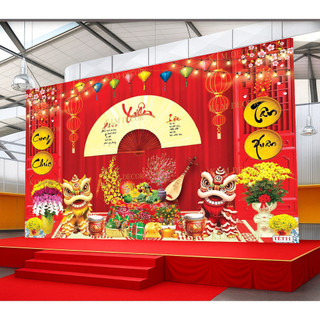 Phụ Kiện Trang Trí Lễ Tết Trung Thu 2026 Backdrop Phụ Kiện Trung Thu Chụp Ảnh 200 Mẫu Mã Size Tới 4M TET15 - BEEKIDS