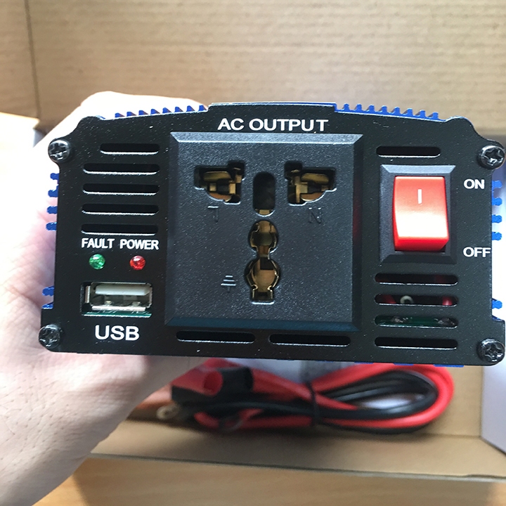 Bộ đổi điện 24v 220v MAXIPOWER 1200W linh kiện chất lượng cao, ruột lõi đồng