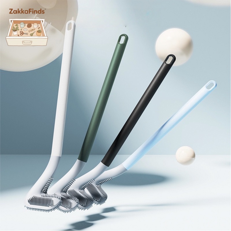 Cây Cọ Vệ Sinh Bồn Cầu Bằng Silicon - Chống Dính, Khô Nhanh & Thiết Kế Tiện Lợi