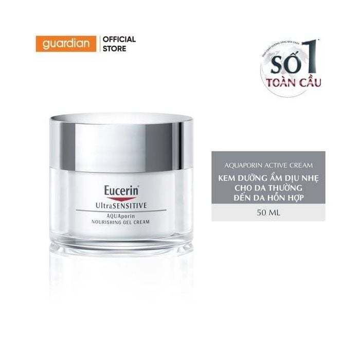 Kem Dưỡng Ẩm Eucerin Cho Da Thường Đến Da Hỗn Hợp Eucerin Aquaporin Active Moisturising Cream Light (50ml)