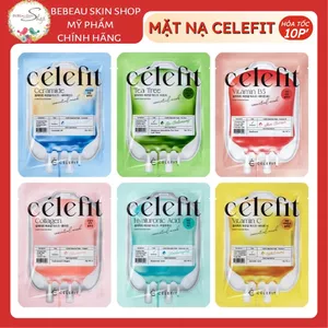 Mặt Nạ Celefit Essential Mask Hyaluronic Acid Cấp Ẩm, Giữ Ẩm Cho Da Căng Tràn Sức Sống 23g - Bebeau