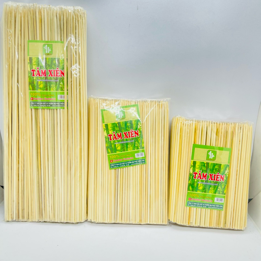 Gói 500gram Que Xiên Tre Nướng Thịt , Xúc Xích Đủ Cỡ | Shopee Việt Nam