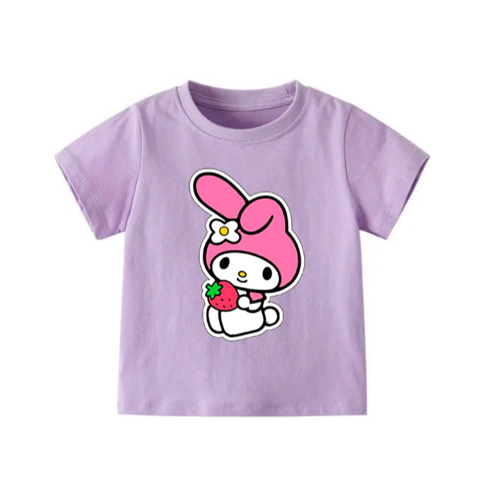 👕 Áo Thun Bé Gái mềm mịn thoáng mát in hình dễ thương 👕 AT215