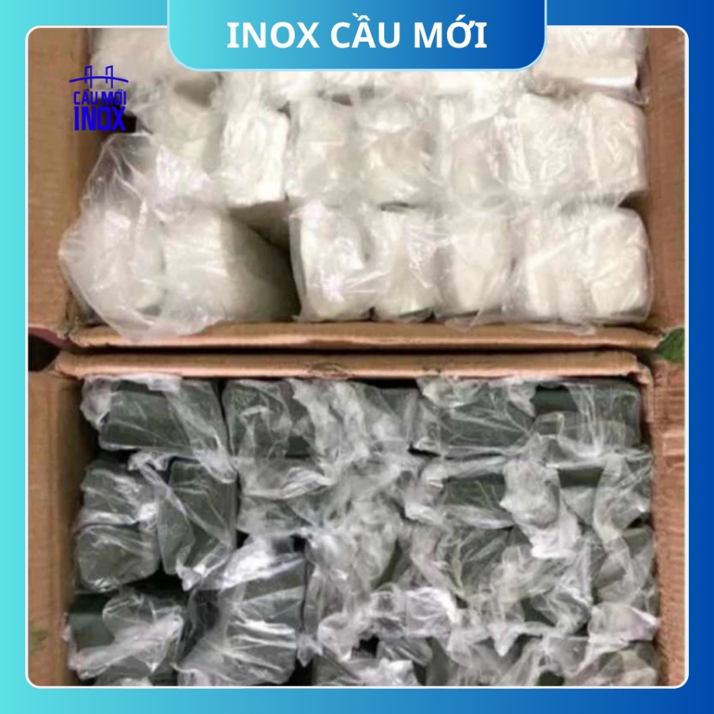 Sáp (lơ) đánh bóng inox cao cấp – lơ xanh, lơ trắng sáng bóng bề mặt hiệu quả