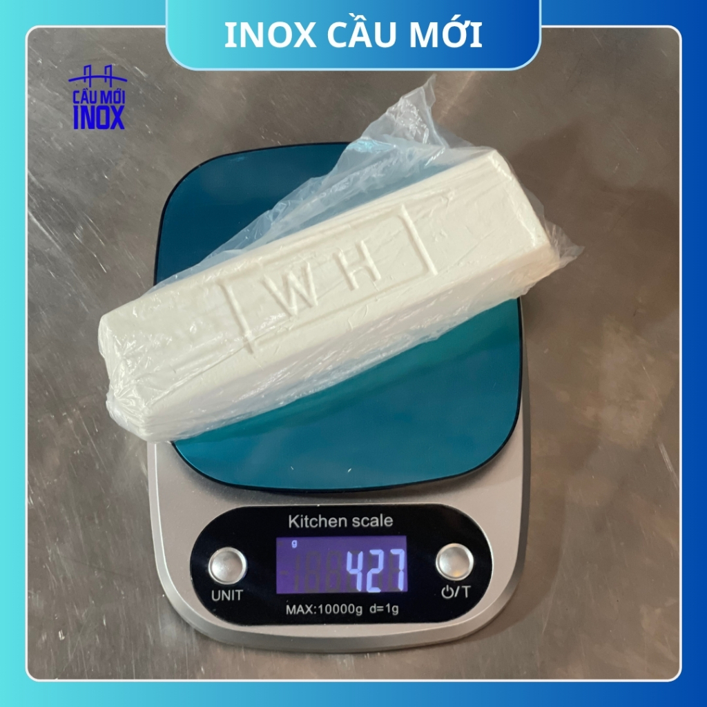 Sáp (lơ) đánh bóng inox cao cấp – lơ xanh, lơ trắng sáng bóng bề mặt hiệu quả
