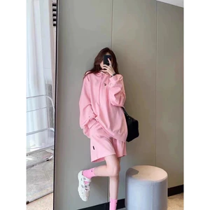 Bộ áo hoodie quần short from rộng