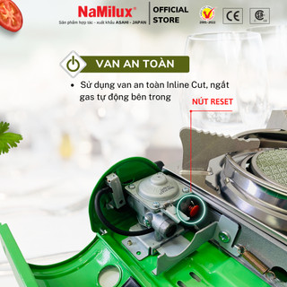 Bếp Gas Mini (Du Lịch) Hồng Ngoại NaMilux NH-P2771PS│Thiết Kế Nhỏ Gọn, Tiết Kiệm Diện Tích│Hàng Chính Hãng