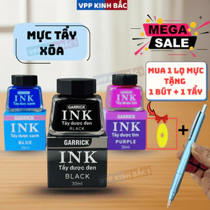 Combo 1 Lọ Mực Xóa ( Tặng 1 Bút Máy + 1 Tẩy Xóa ), Dùng Cho Học Sinh Tiểu Học.