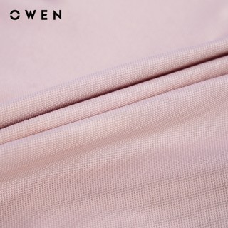 Owen - Áo polo Body Fit APV258036 màu Be hồng chất liệu Poly Spandex