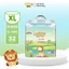 Tã Quần Trẻ Em WESBURG BABY Siêu Thấm Hút Thoáng Khí 360° Mềm Mại Ôm Khít Size XL x32 miếng (12-15kg)