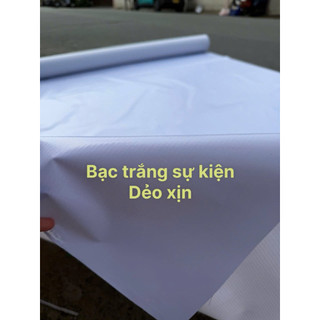 Combo 10m2 Bạt Nhựa Màu Trắng dùng căng backrop, trải sàn sân khấu rạp cưới