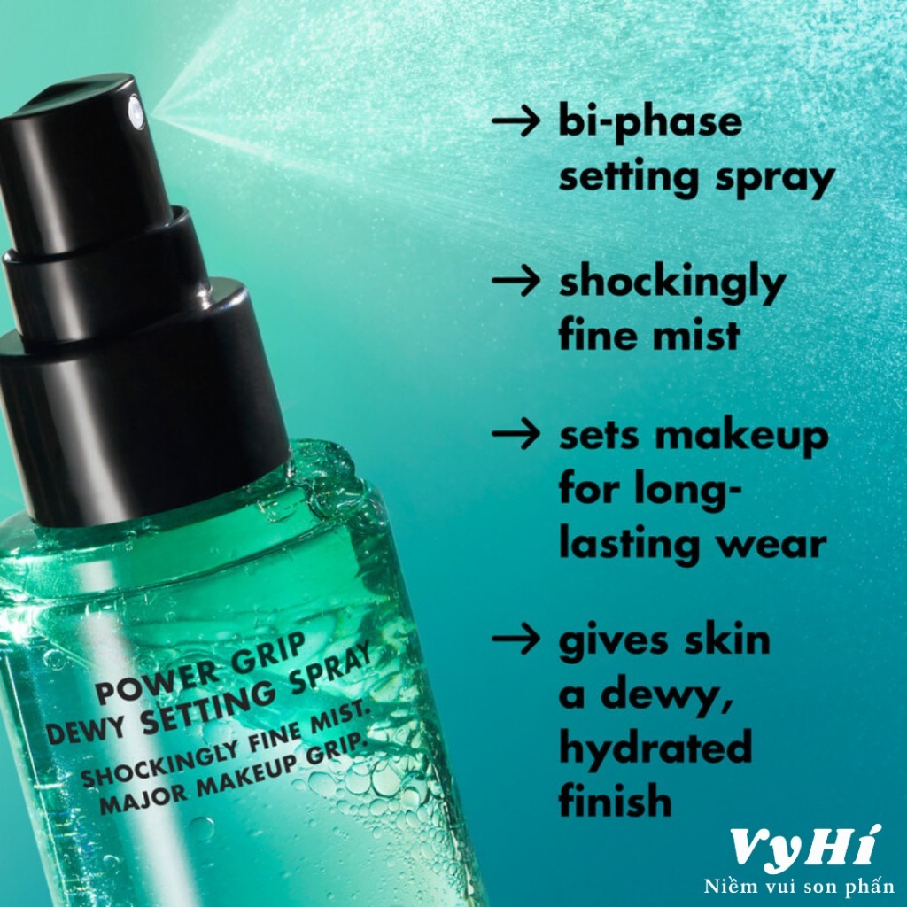Xịt Giữ Lớp Trang Điểm e.l.f. Stay All Day Blue Light Micro-Setting Mist /ELF Power Grip Dewy Setting Spray 80 ML